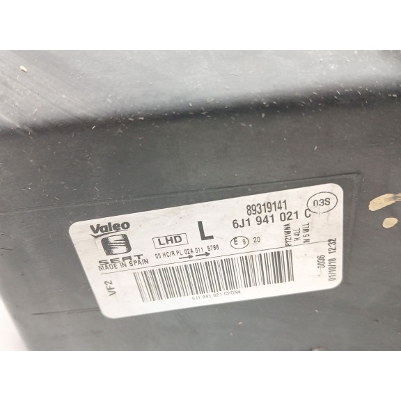 Recambio de faro izquierdo para seat ibiza iv (6j5, 6p1) 1.2 tdi referencia OEM IAM  6j1941021c 89319141