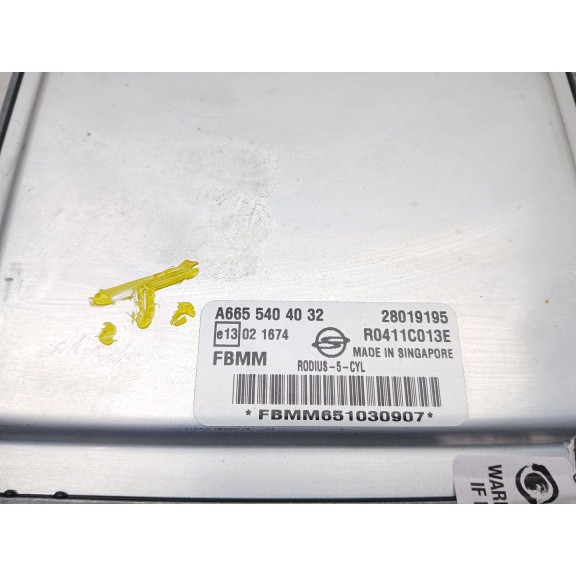 Recambio de centralita motor uce para ssangyong rodius i 2.7 xdi referencia OEM IAM a6655404032  