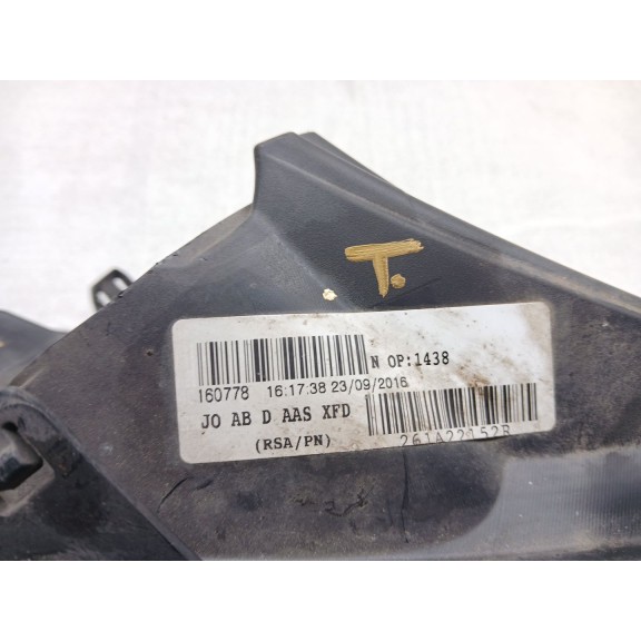 Recambio de rejilla paragolpes derecha para renault talisman (lp_) 1.6 dci 160 referencia OEM IAM 261a22152r  
