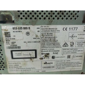 Recambio de sistema audio / radio cd para volkswagen polo (6c1) edition bluemotion referencia OEM IAM 6C0035869B  PANTALLA