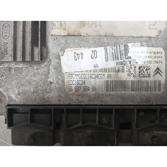 Recambio de centralita motor uce para peugeot 207 sw (wk_) 1.6 hdi referencia OEM IAM 9663755480  