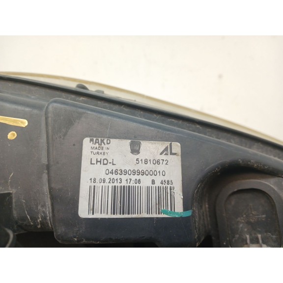 Recambio de faro izquierdo para fiat doblo cargo (263_) 1.3 d multijet referencia OEM IAM 51810672  