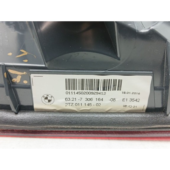 Recambio de piloto trasero derecho interior para bmw 5 (f10) 520 d referencia OEM IAM 63217306164 2tz01114502 