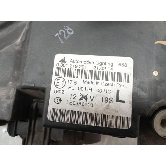 Recambio de faro izquierdo para audi a4 b7 (8ec) 2.0 tdi 16v referencia OEM IAM 0301219201  