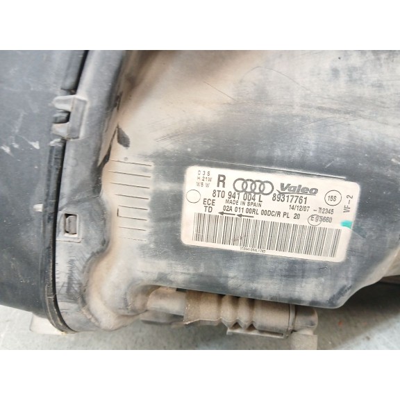 Recambio de faro derecho para audi a5 (8t3) 2.7 tdi referencia OEM IAM 8T0941004L  