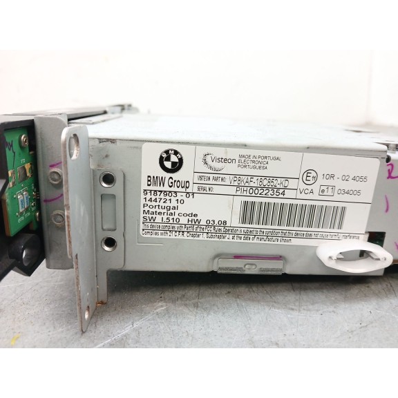 Recambio de sistema audio / radio cd para bmw 5 (e60) 520 d referencia OEM IAM   