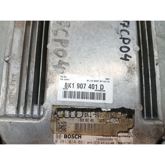 Recambio de centralita motor uce para audi a5 (8t3) 2.7 tdi referencia OEM IAM 8K1907401D  