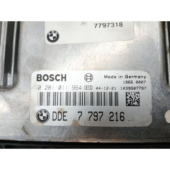 Recambio de centralita motor uce para bmw 1 (e87) 118 d referencia OEM IAM 0281011964  