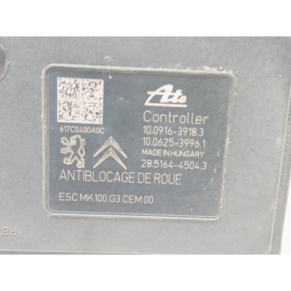 Recambio de abs para citroën c-elysee (dd_) 1.6 bluehdi 100 referencia OEM IAM 9826857180 10022012544 