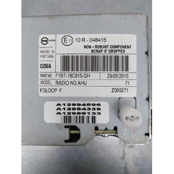 Recambio de sistema audio / radio cd para ford focus lim. trend + referencia OEM IAM F1BT18C815GH  CAJA