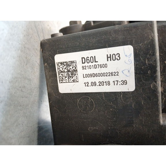 Recambio de faro izquierdo para hyundai tucson (tl, tle) 1.6 t-gdi referencia OEM IAM 92101D7600  