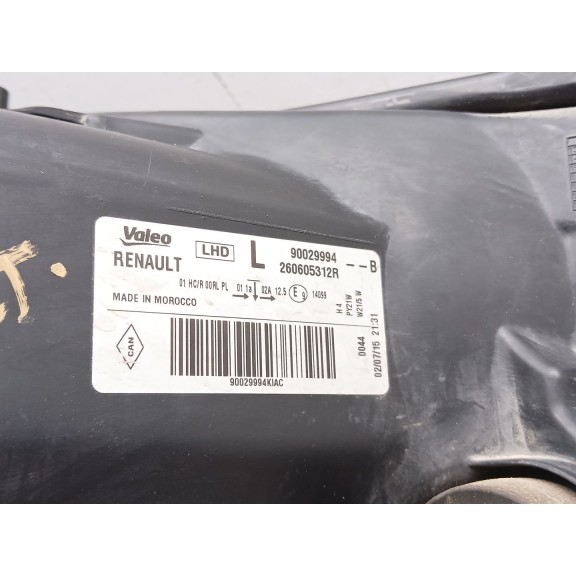 Recambio de faro izquierdo para dacia sandero ii tce 90 (b8m1, b8ma) referencia OEM IAM 260605312r 90029994 