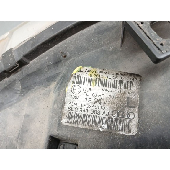 Recambio de faro izquierdo para audi a4 b7 descapotable (8he) 2.0 tdi referencia OEM IAM 8E0941003AJ  