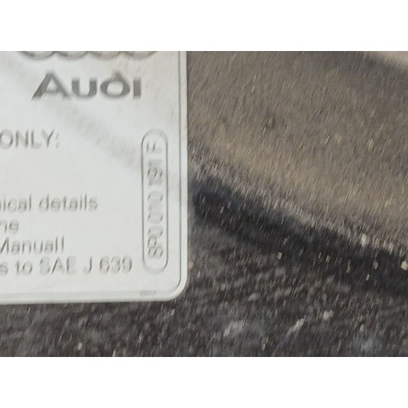 Recambio de capot para audi a3 (8p1) 1.6 referencia OEM IAM 8P0823029B  