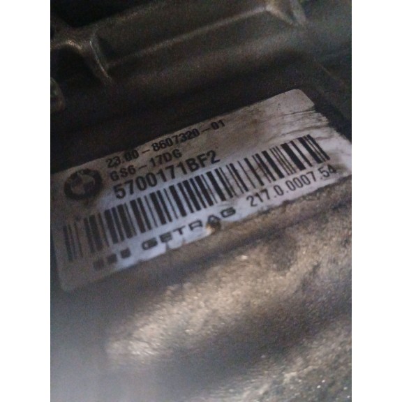 Recambio de caja cambios para bmw 1 (f20) 114 d referencia OEM IAM   