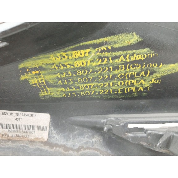 Recambio de paragolpes delantero para audi e-tron (gen) s quattro referencia OEM IAM 4J3807221  