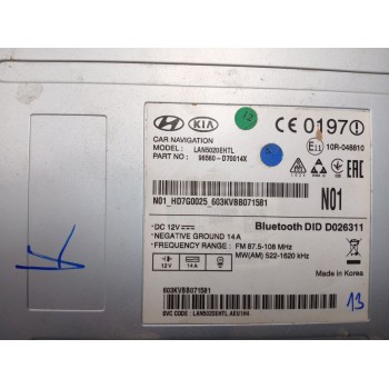 Recambio de sistema audio / radio cd para hyundai tucson (tl, tle) 1.7 crdi referencia OEM IAM 96560D70014X LAN5020EHTL 