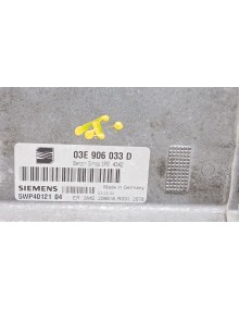 Recambio de centralita motor uce para seat ibiza iii (6l1) 1.2 referencia OEM IAM 03e906033d 5wp4012104  2