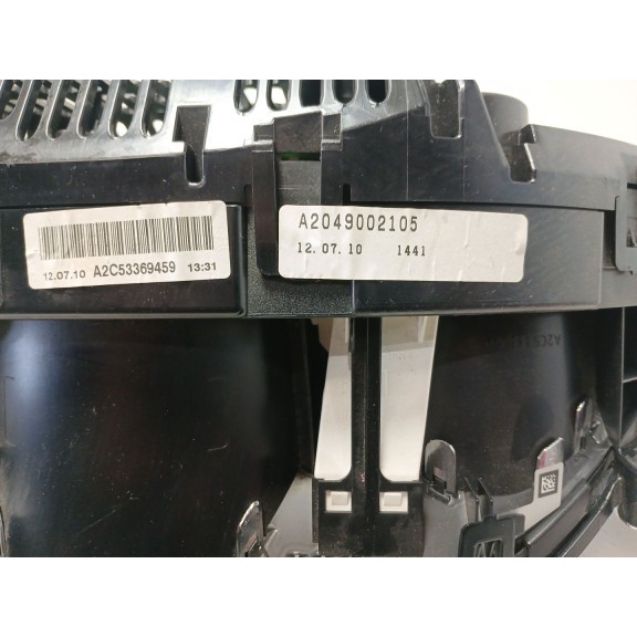 Recambio de cuadro instrumentos para mercedes-benz clase c (w204) c 200 cdi (204.001) referencia OEM IAM A2049002105ZGS001Q01K A
