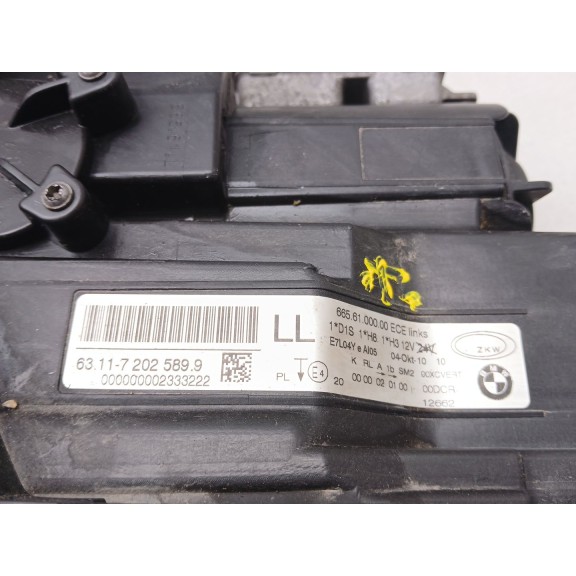 Recambio de faro izquierdo para bmw 3 touring (e91) 325 d referencia OEM IAM 631172025899 6656100000 7237647
