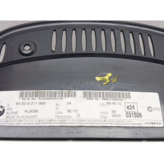 Recambio de pantalla multifuncion para bmw 3 touring (e91) 325 d referencia OEM IAM 65829211969 bm921196904g 
