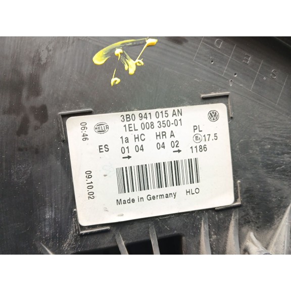 Recambio de faro izquierdo para volkswagen passat b5.5 (3b3) 1.9 tdi referencia OEM IAM 3B0941015AN 1el00835001 