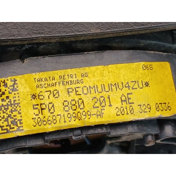 Recambio de kit airbag para seat altea xl (5p5, 5p8) 1.6 tdi referencia OEM IAM 5P0880201AS1MM  2 SERIE