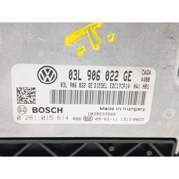 Recambio de centralita motor uce para seat exeo (3r2) 2.0 tdi referencia OEM IAM 03l906022ge 0281015614 