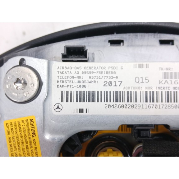 Recambio de kit airbag para mercedes-benz clase c (w204) c 200 cdi (204.001) referencia OEM IAM   