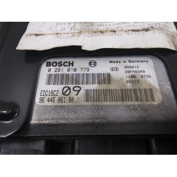 Recambio de centralita motor uce para peugeot 307 sw (3h) 2.0 hdi 110 referencia OEM IAM 0281010779 9644606180 