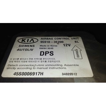 Recambio de centralita airbag para kia sorento 2.5 crdi concept referencia OEM IAM 959103E200BL 959103E200BL 