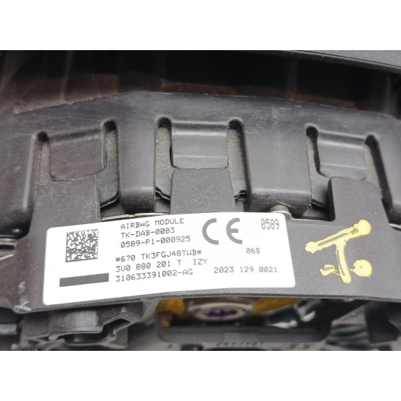 Recambio de kit airbag para skoda superb (3v3) 2.0 tdi referencia OEM IAM 3v0880204e 3v0880201t 5q0959655at