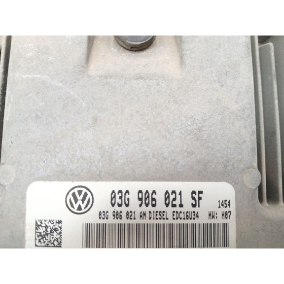 Recambio de centralita motor uce para seat leon (1p1) 2.0 tdi 16v referencia OEM IAM 03G906021SF 0281014425 