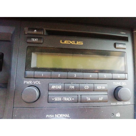 Recambio de sistema audio / radio cd para lexus ct 200h referencia OEM IAM 8612076140 NAVEGADOR 