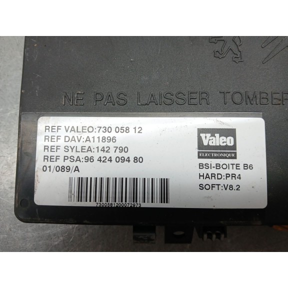 Recambio de centralita bsi para citroën xsara picasso (n68) 1.6 referencia OEM IAM 9642409480  