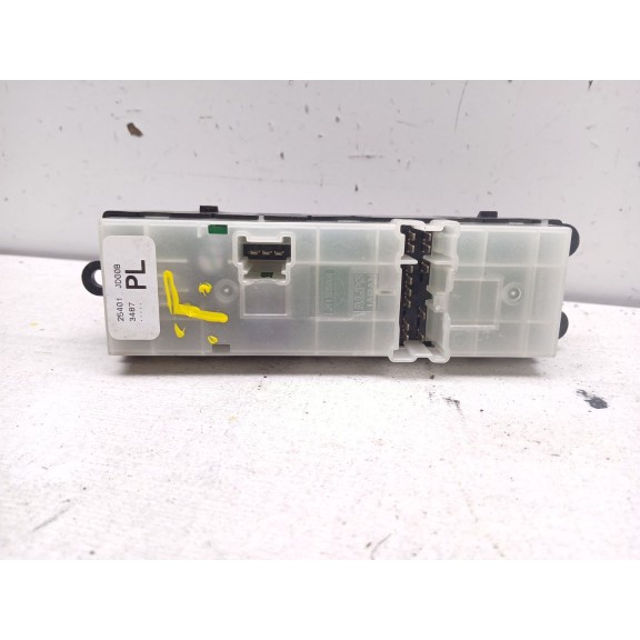 Recambio de mando elevalunas delantero izquierdo para nissan qashqai i (j10, nj10) 2.0 referencia OEM IAM 25401JD00B  