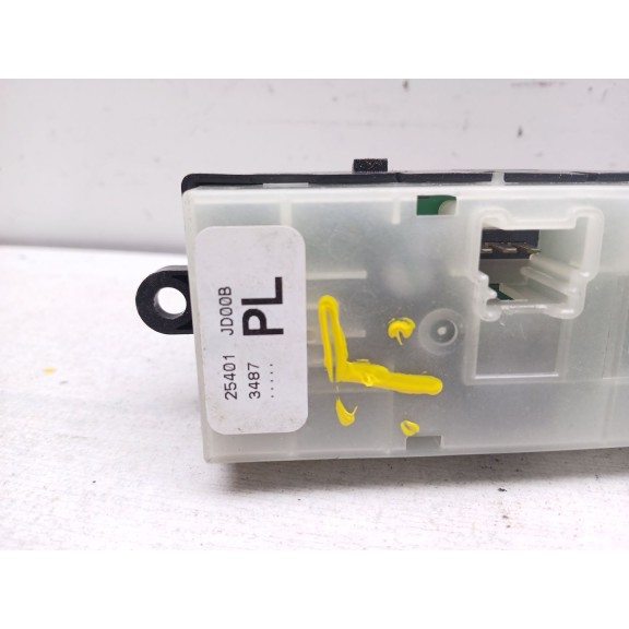 Recambio de mando elevalunas delantero izquierdo para nissan qashqai i (j10, nj10) 2.0 referencia OEM IAM 25401JD00B  