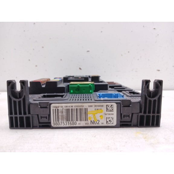 Recambio de centralita bsi para citroën c4 cactus 1.2 vti 82 referencia OEM IAM 9807531680  