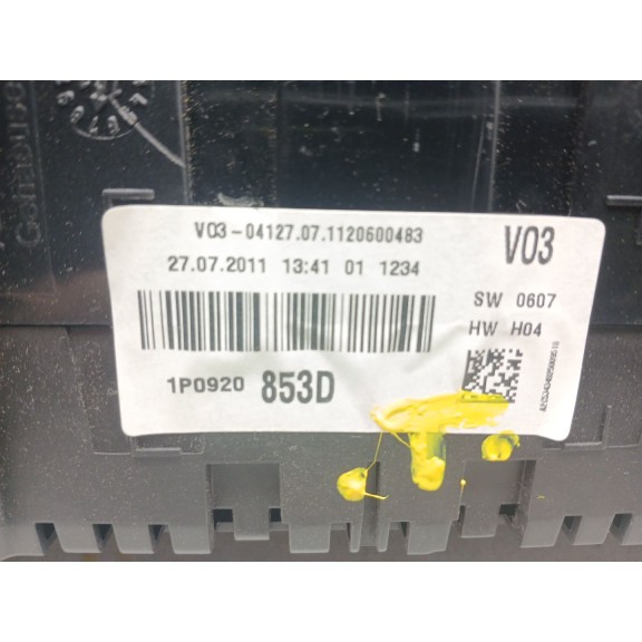 Recambio de cuadro instrumentos para seat leon (1p1) 1.6 tdi referencia OEM IAM 1P0920853D  