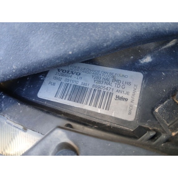 Recambio de faro izquierdo para volvo s60 ii (134) d3 referencia OEM IAM   