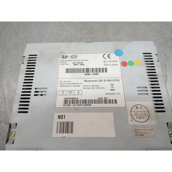 Recambio de sistema navegacion gps para hyundai i40 i cw (vf) 1.7 crdi referencia OEM IAM 965603Z000  