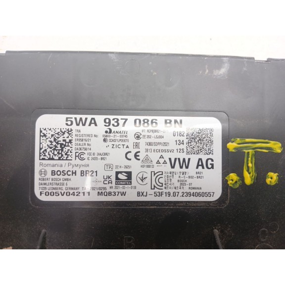 Recambio de modulo electronico para cupra formentor (km7) 1.4 e-hybrid referencia OEM IAM 5WA937086BN  