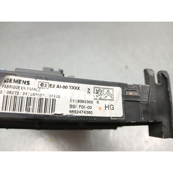 Recambio de centralita bsi para citroën c2 (jm_) 1.1 referencia OEM IAM 9652474380  