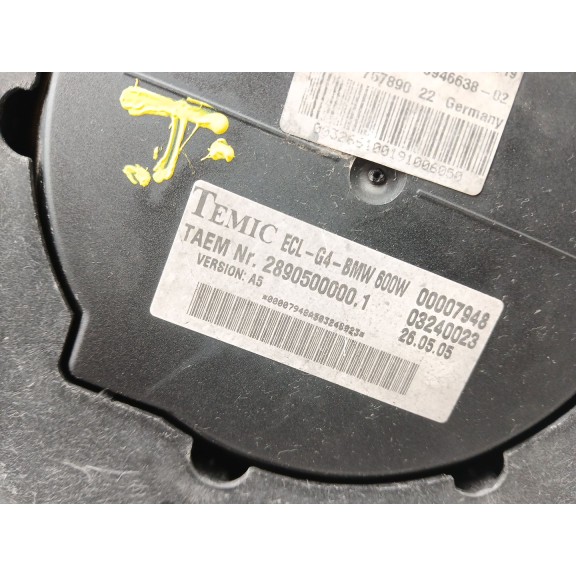 Recambio de electroventilador para bmw x3 (e83) 2.0 sd referencia OEM IAM 67326946638 2890500000 