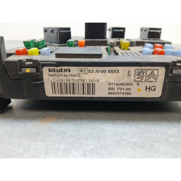 Recambio de centralita bsi para citroën c2 (jm_) 1.4 hdi referencia OEM IAM 9652474380  