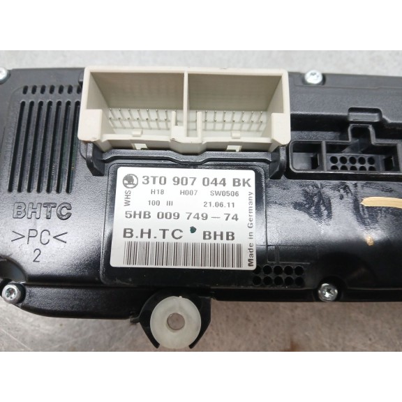 Recambio de mando climatizador para skoda superb ii (3t4) 2.0 tdi 16v referencia OEM IAM 3T0907044BK  