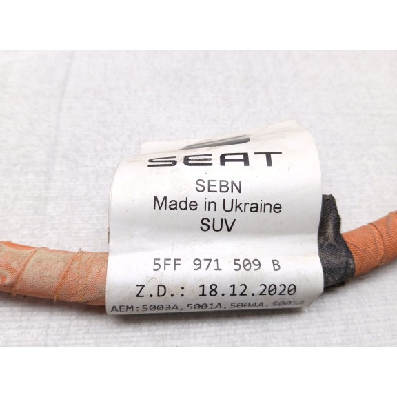 Recambio de cable para cupra formentor (km7) 1.4 e-hybrid referencia OEM IAM 5ff971509b 5ff907175b 