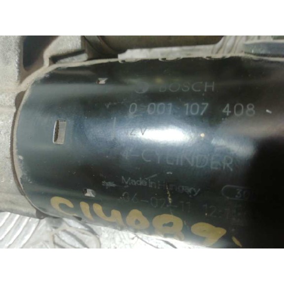 Recambio de motor arranque para opel astra h berlina enjoy referencia OEM IAM 0001107408  