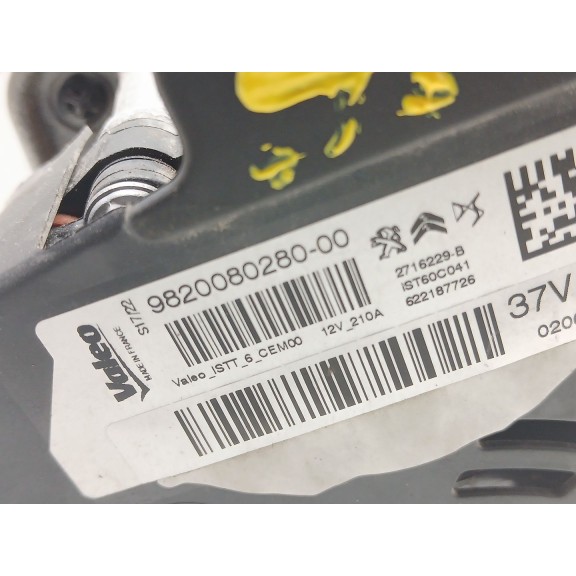 Recambio de alternador para citroën c5 aircross feel referencia OEM IAM 9820080280 37va61 