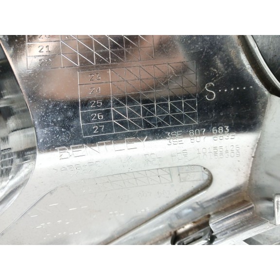 Recambio de rejilla paragolpes derecha para bentley flying spur (4w_) 6.0 w12 referencia OEM IAM 3SE807683  